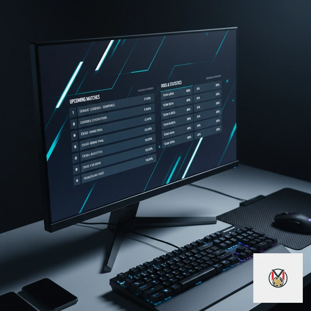 Mobile Ansicht der E-Sport-Kategorien auf einem Smartphone-Display.