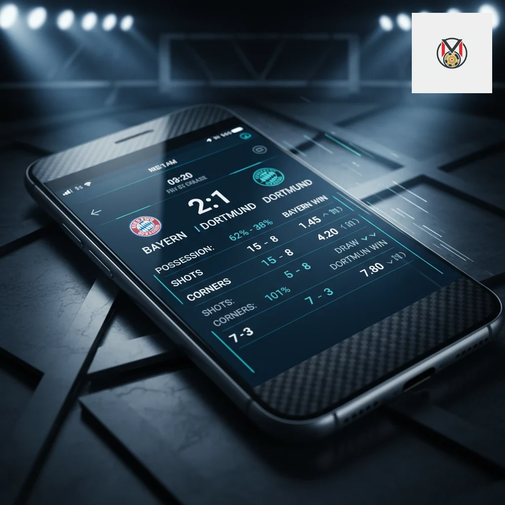 Mobile Ansicht von aktuellen Bundesliga-Quoten auf dem Smartphone.